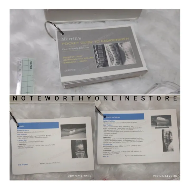 RadTech Medicine Students Merrill's Pocket Guide to Radiography ...