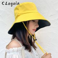 HOT★2023 New Summer net celebrity Fishermans hat Ladies double-sided wearable sun visor Outdoor travel hat Ladies sun hat