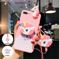 การ์ตูนใหม่สำหรับ OPPO A15 A15s A35 R9 R9s R11 R9 R11s R15บวก R9s A94 F19โปร Reno 5F R11บวก R11s บวก R15 F17โปรเรเน่ A72 A92 A53 A33 A32ที่ Reno 4F โปรโชคดีเคสโทรศัพท์ซิลิโคนเหลวยูนิคอร์น