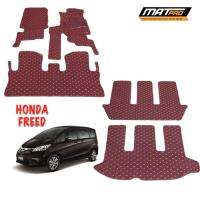 MatPro พรมปูพื้นเข้ารูป 5D 6D Premium Fitted Leather Car Mats สำหรับรถรุ่น HONDA FREED เต็มคัน 5 ชิ้น