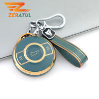 TPU Shell Fob Holder อุปกรณ์เสริมสำหรับรถยนต์สำหรับ Benz SMART Fortwo 1 BUS 1 Benz SMART 2022 2023 Car Key Case Fob Cover