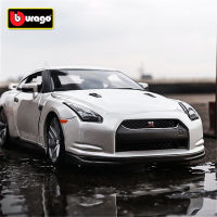 Bburago 1:24นิสสัน Skyline Ares GTR R34 R35ล้อแม็กแข่งรุ่น D Iecast โลหะรถสปอร์ตรุ่นจำลองสูงเด็กของเล่นของขวัญ