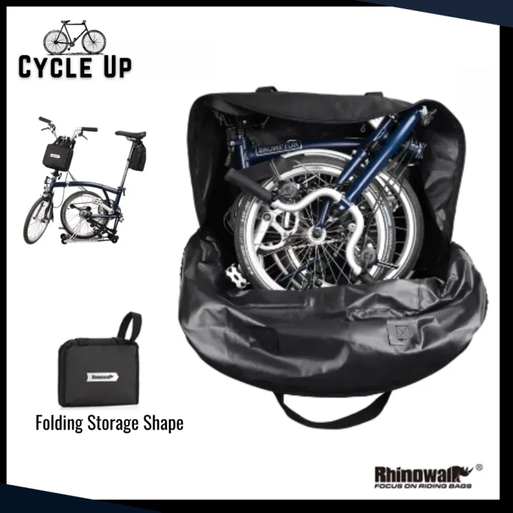 Cycle Up Rhinowalk Brompton 12 inch Folding Bike Bag Bicycle carry Bag