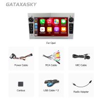 GATAXASKY สำหรับ Opel Astra H J 2004 Vectra Vauxhall Antara Zafira Corsa C D Vivaro Merveda รถยนต์วิทยุ Android เครื่องเล่นมัลติมีเดีย