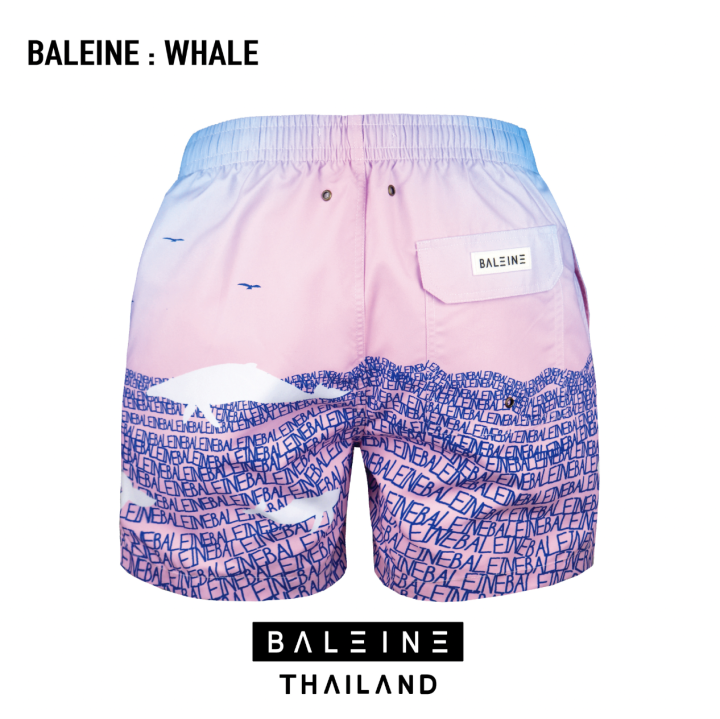 กางเกงว่ายน้ำ-กางเกงขาสั้นชาย-swimwear-beach-surf-trunks-baleine-whale