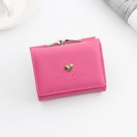 Small Women Wallet loving heart Short Women 39;s Wallet Card Holder Girls Mini Woman Fashion Lady Coin Purse for Female Clutch Bag