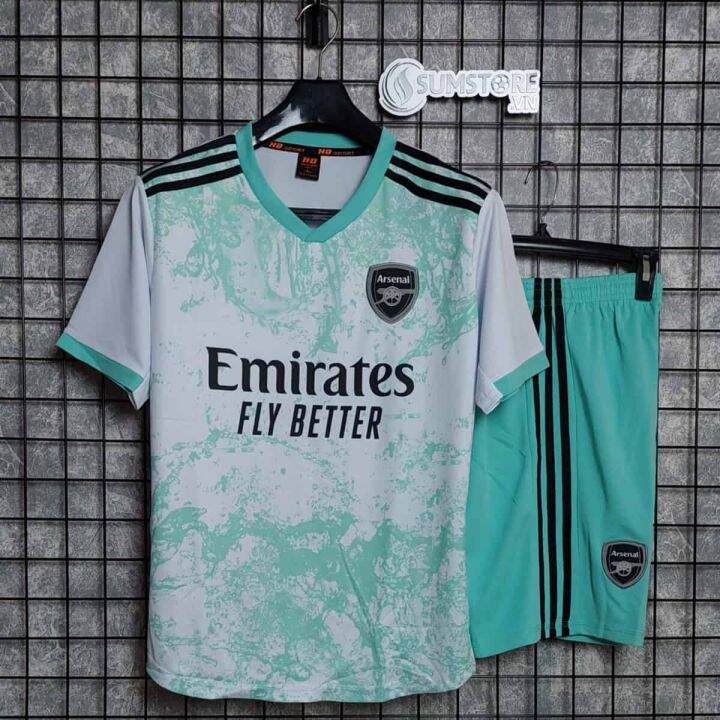 Quần Áo Đá Banh Clb Arsenal Trắng Ngọc Thun Mè Việt Nam- Đồ Thể Thao Đá  Bóng Nam Nữ Cao Cấp | Lazada.Vn