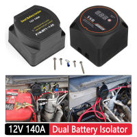 แบตเตอรี่คู่สมาร์ท Isolator สวิทช์12โวลต์140แอมป์แรงดันไฟฟ้าที่มีความสำคัญรีเลย์จอแสดงผลดิจิตอล VSR สำหรับรถ A U เรือ RV ค่ายรถบรรทุก