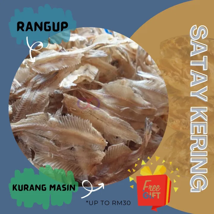 Ikan Satay Kering/Bunga Air (100g,300g) Rangup | Lazada