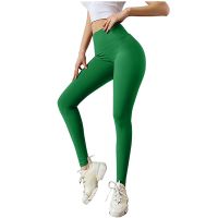 【CC】☈  Gym Seamless Leggings Hip-lifting Pants Waist Athletic Tights Bow-knot Elastic Wear