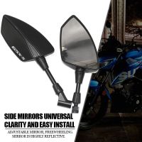 T013สำหรับ SUZUKI GSXS GSX-S GSX S GSX-S750 1000 1000f 125 GSX-S1000กระจกมองหลังรถจักรยานยนต์กระจกด้านข้าง10มม.