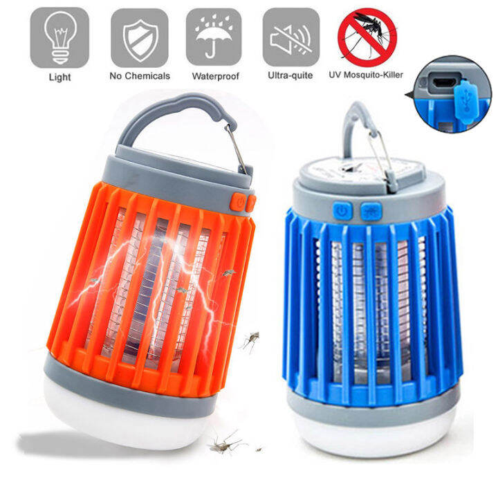 In Led Solar Usb Mosquito Killer Light Rechargeable Lantern Outdoor