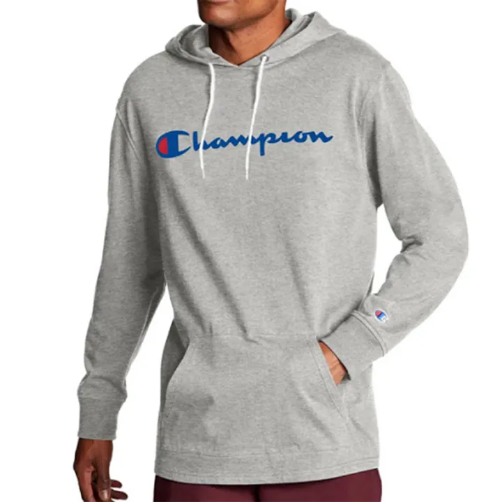 gray champion hoodie