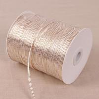 50yards 1/8(3mm) Gold Edge White Ribbon high quality grosgrain satin ribbons gift packaging ribbons Wedding Party Decoration Gift Wrapping  Bags
