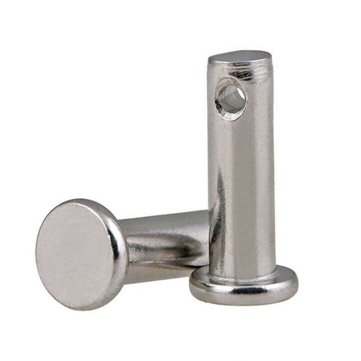 locating-pins-shaft-m3-m4-m5-m6-m8-m10-flat-head-cylindrical-dowel-pins-with-hole-304-a2-stainless-steel