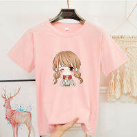 BK-317*เสื้อยืดแขนสั้นพร้อมส่ง 8สี ลายการ์ตูน ขายดีตามเทรนต์ ลายน่ารัก สีสันสดใส่น่ารัก ใส่ได้ทั้งหญิงและชาย (S-3XL) **ปลีก-ส่ง***