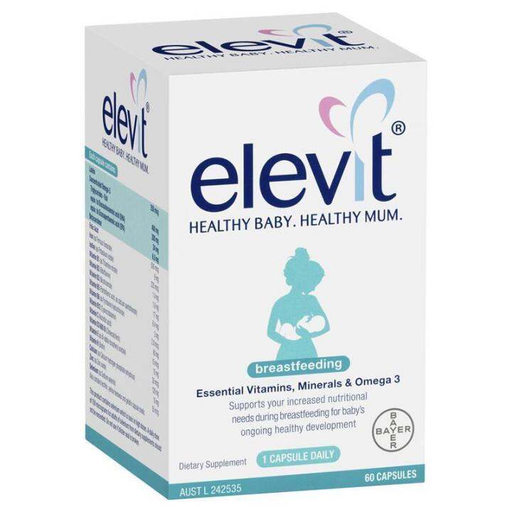 Elevit Breastfeeding 60 Capsules / Kapsul (Vitamin Ibu Menyusui