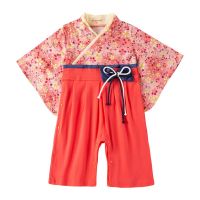 Baby Girl Boys Japanese Cherry Print Kimono Clothes Baby Japanese Clothing Baby Girl Outfit Kimono Japan Clothes  by Hs2023