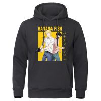 Banana Fish Ash Lynx Eiji Okumura , Yaoi Anime Sweatshirt Men Fashion Autumn Hoodies Hip Hop Pocket Hoody Casual Clothes Size XS-4XL