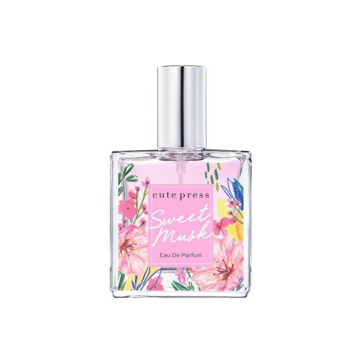 edp-น้ำหอม-คิวท์เพรส-cute-press-eau-de-parfum-sweet-musk-just-me-juliet-daisy-cara-nude-pink-miss-red-sugar-coral