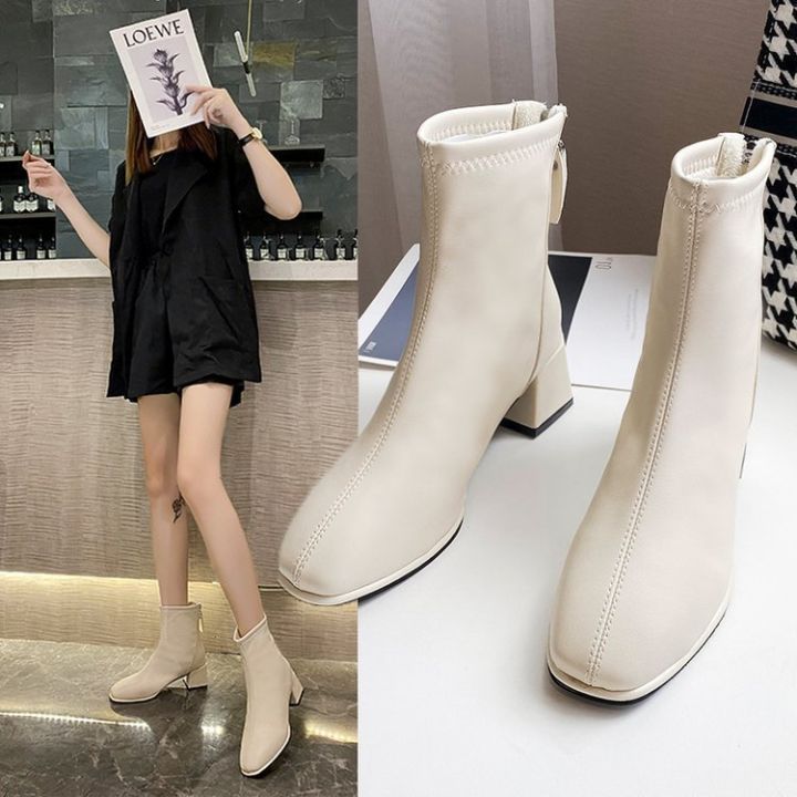รองเท้าบูท-martin-แฟชั่นสำหรับผู้หญิง-2022ฤดูใบไม้ร่วง-ฤดูหนาวส้นเตี้ยมีซิปด้านหลังส้นหนาส้น-bot-modis-ของผู้หญิง