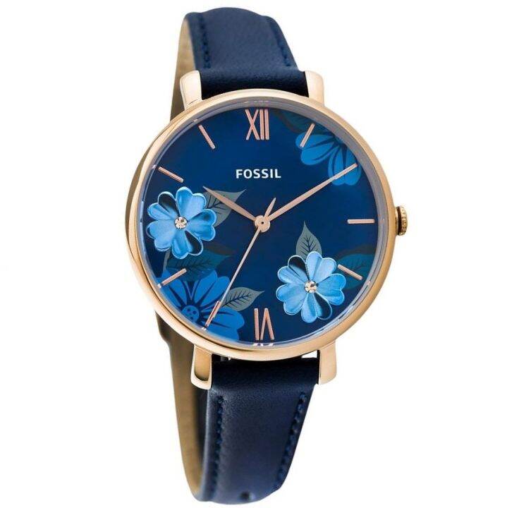 fossil floral watch