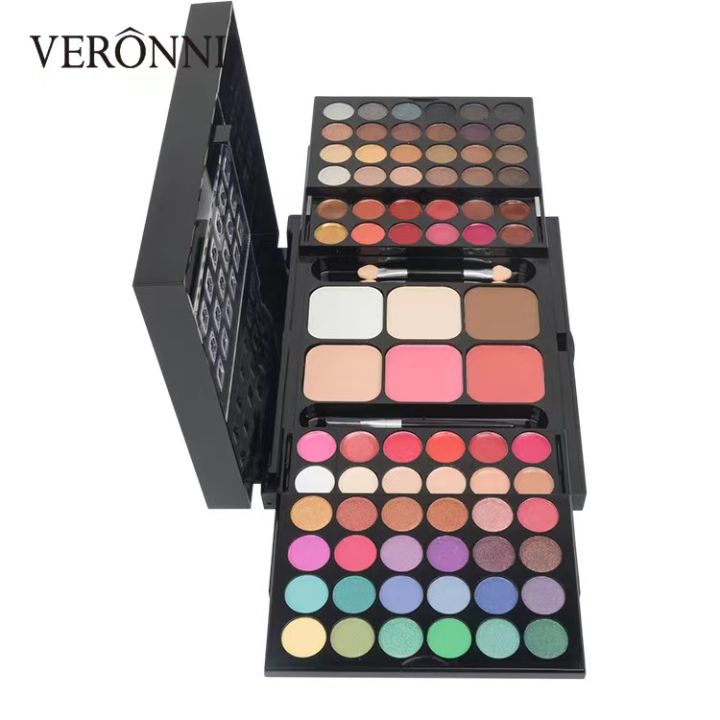 พร้อมส่ง-เซตพาเลทอายแชโดว์78-สี-78color-eyeshadow-veronni-มีอายแชโดว์-ลิปสติก-บลัชออน-แป้งพัฟ-กระจก-แปรงทาตาทาปาก