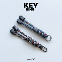 KEY RING เชือกถักพาราคอร์ด ตะขอพวงกุญแจ ที่คล้องซิป ที่คล้องกระเป๋า