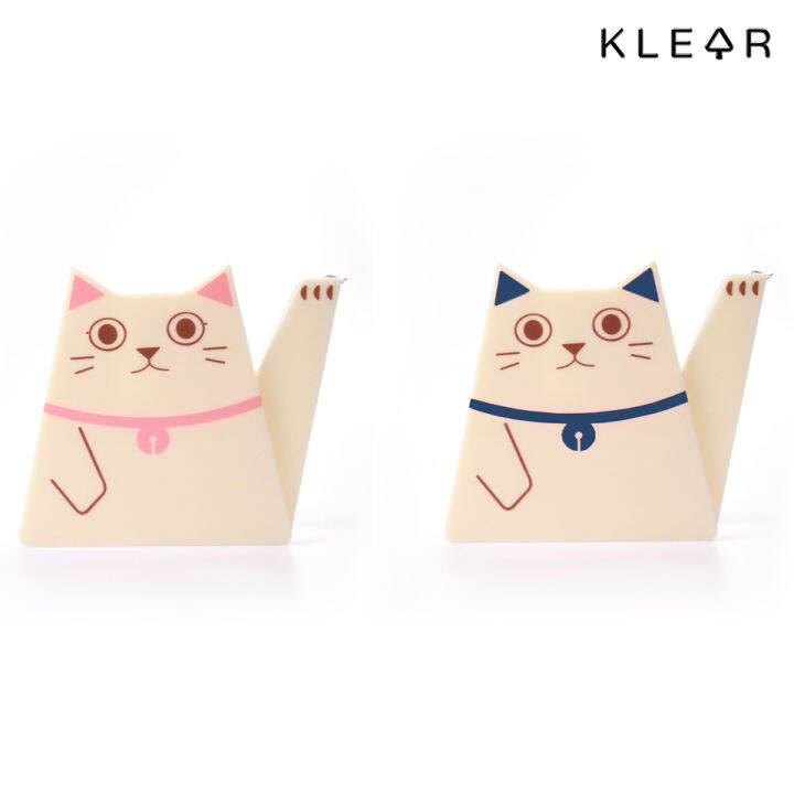 klearobject-hai-neko-tape-dispenser-แท่นใส่สก๊อตเทป-แกน-1-นิ้ว-แท่นตัดเทปใส-แท่นตัดสก๊อตเทป-วางทับกระดาษ-รูปแมว-แท่นตัดเทป-แท่นตัดสก๊อตเทป-ที่ตัดเทป