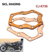 รถแข่ง Scl 1 Paar Ural Motorfiets Zuiver Koper Cilinderkop Pakkingen Voor Cj 750 24HP K750 M1/M72/R71 Pak Beierse