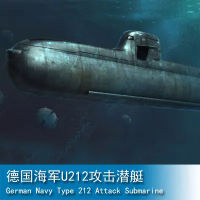 * 1350กองทัพเรือเยอรมัน U212โจมตีเรือดำน้ำพลาสติกประกอบรุ่น