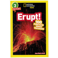 Original English Picture Book National Geographic Kids Level 3: erupt National Geographic graded reading elementary childrens English Enlightenment picture book