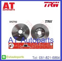 จานคู่ดิสเบรค-คู่ดรัมเบรค FORD เลเซอร์ 1.8 **ปี- **No.DF2702-หน้า **ยี่ห้อ TRW **ราคาขายต่อ1คู่