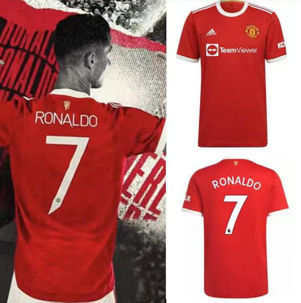 เสื้อฟุตบอล-เกรดaaa-man-u-เหย้า-home-2021-22-สีแดง-ชื่อ-ronaldo-7