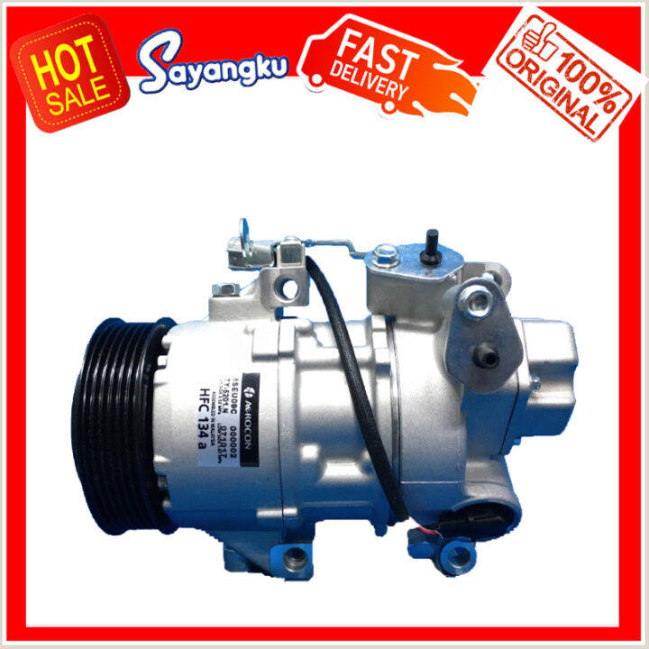 Aerocon Air Conditioner Compressor Toyota Yaris 5SEU09C 6PK N/C TY5201