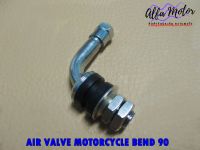 AIR VALVE MOTORCYCLE BEND 90 #จุ๊บเลสเติมลมรถจักรยานยนต์ งอ 90 องศา