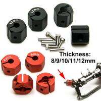 4 ชิ้นความหนา DIY ล้อแม็ก Hex ดุมล้อเปลี่ยน 8/9/10/11 / 12mm สำหรับ RC Rock Crawler RC รถอะไหล่