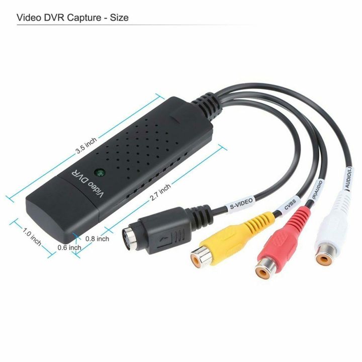 zeadow-usb-2-0-video-capture-adapter-vhs-to-usb-converter-pc-adapter-tv-audio-video-dvd-usb-2-0-vhs-vcr-tv-to-dvd-converter