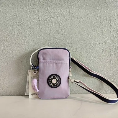 Kipling Kaipulin กระเป๋าแฟชั่นขนาดเล็กอเนกประสงค์,สบายๆของผู้หญิง KI1079สะพายไหล่เส้นเดี่ยวกระเป๋าลิงโทรศัพท์มือถือ