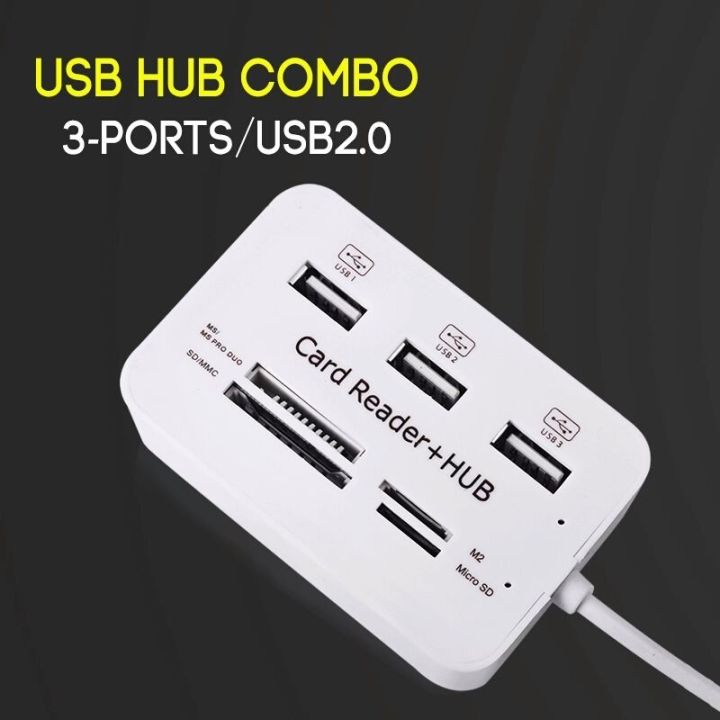 ฮับ-usb-คอมโบ3พอร์ต2-0เครื่องอ่านการ์ดความเร็วสูงที่พ้วง-usb-usb-แยกฮับ-all-in-1-feona