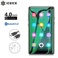 ICEICE Full Touch Screen MP3 Player with Bluetooth and Speaker 8GB 16GB HiFi Metal Mini Portable Walkman with Radio FM Recording