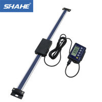 SHAHE 0-500มิลลิเมตรอ่านดิจิตอลขนาดเชิงเส้นที่มีฐานจอแสดงผล LCD ภายนอกไม้บรรทัดดิจิตอลอ่านจอแสดงผลระยะไกล