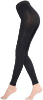 Advanced Graduated Compression Leggings Women 20-30 MmHg Footless Microfiber Leggings Tights