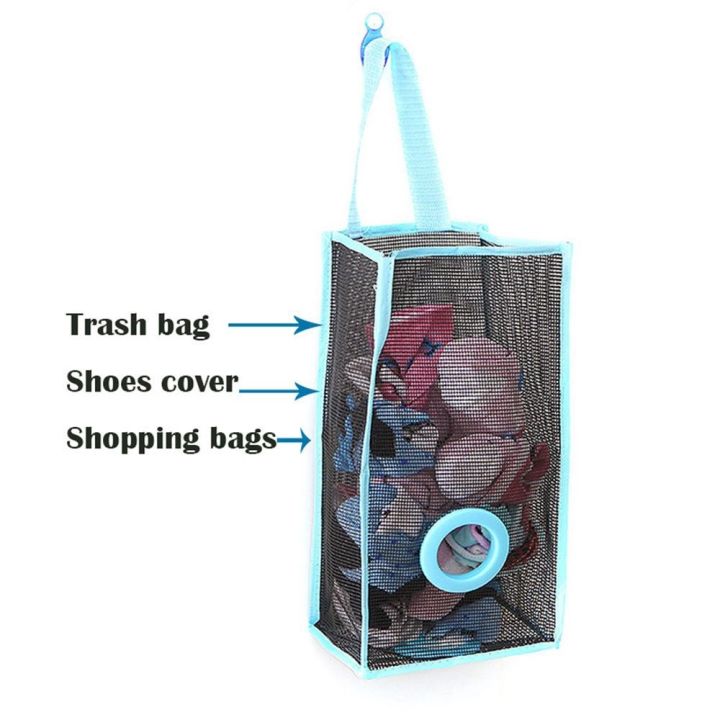 a-shack-อุปกรณ์จัดระเบียบถุงใส่ขยะพับได้สำหรับจัดเก็บของทำจากวัสดุรีไซเคิลในบ้าน