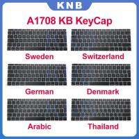 New A1708 Keyboard Keys Keycap German Sweden Swiss Arabic Thailan Version For Macbook Pro Retina 13 quot; 15 quot; Laptop Key Cap