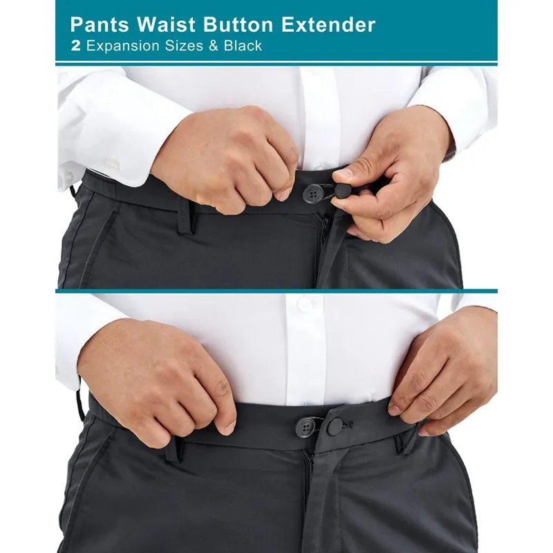 Pants Waist Button Extender 12Pcs Button Extenders for Jeans - Women Men  Pants Waist Extenders - 1/1.4 Inches