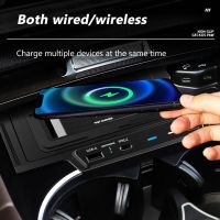 For Mercedes Benz GLE Coupe 350D C167 W176 GLE350 X167 GLS450 Car QI Wireless Charger Phone Charger Fast Charging Accessories