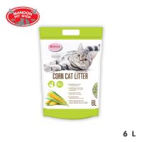 [MANOON] KITTY CORN Cat Litter 6L คิตตี้ เลิฟ ทรายแมวข้าวโพด 6 ลิตร