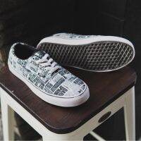 รองเท้าผู้ชาย Vans Motif รองเท้าผ้าใบสายคล้องรองเท้าลำลอง Vans Koran -Nongkrong-College-School