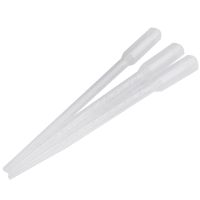 3ML Disposable Plastic Eye Dropper Transfer Graduated Pipettes Office Lab Experiment Supplies-500PCS